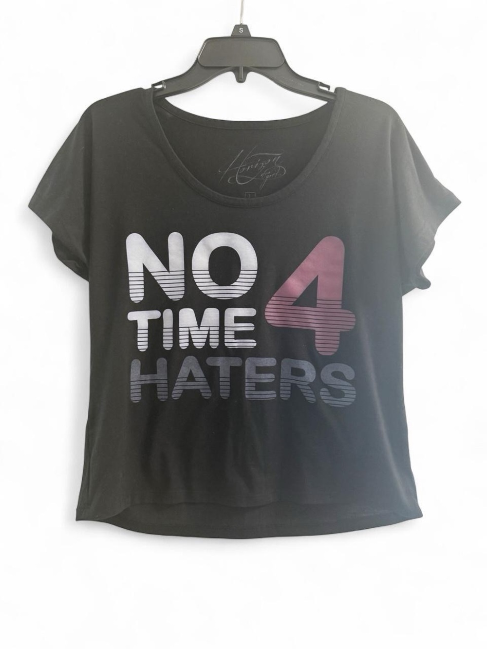 No Time 4 Haters Graphic Tee - Black